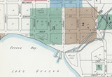 1900 Town Map of Lake Geneva Wisconsin
