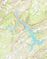 Deep Creek Lake Maryland Topographic Map