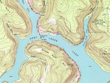 Deep Creek Lake Maryland Topographic Map