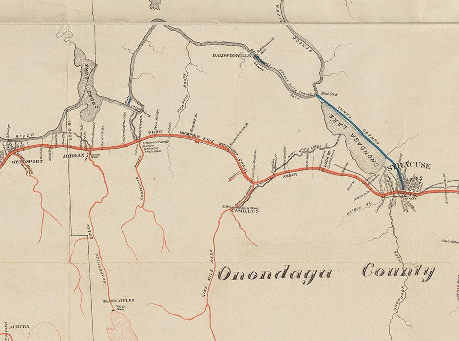 1882 Map Set of the Erie Canal