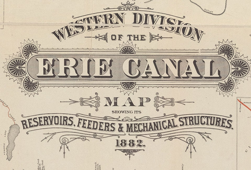 1882 Map Set of the Erie Canal