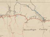 1882 Map of the Erie Canal Middle Division