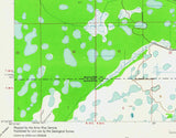 1944 Topo Map of Verna Florida Quad Manatee County