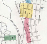 1896 Sanborn Map of Avoca Luzerne County Pennsylvania