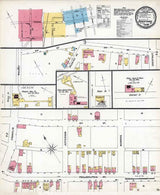 1896 Sanborn Map of Boyertown Berks County Pennsylvania