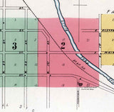 1899 Sanborn Map of Brockwayville Jefferson County Pennsylvania
