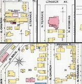 1892 Sanborn Map of Carbondale Lackawanna County Pennsylvania