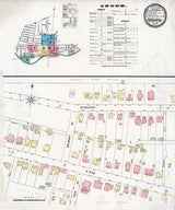 1896 Sanborn Map of Canonsburg Washington County Pennsylvania