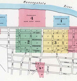 1897 Sanborn Map of Charleroi Washington County Pennsylvania