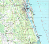 1981 Topo Map of Saint Augustine Florida