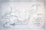 1961 Map of the Bridgeport Mine Fayette County Pa