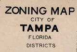 Tampa Florida Vintage Map