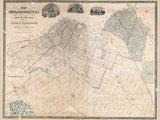 1850 Map of Brooklyn New York