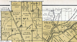 1896 Map of Xenia Township Greene County Ohio