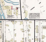 1884 Town Map of Dauphin County Pennsylvania