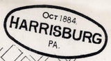 1884 Town Map of Harrisburg Dauphin County Pennsylvania