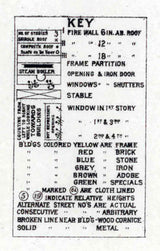 1886 Town Map of Freeport Armstrong County Pennsylvania