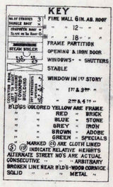 1887 Town Map of Ebensburg Cambria County Pennsylvania
