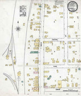 1888 Town Map of Eldred McKean County Pennsylvania