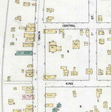 1888 Town Map of Eldred McKean County Pennsylvania