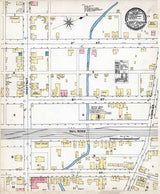 1891 Town Map of Derry Westmoreland County Pennsylvania