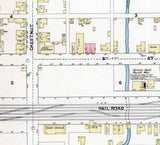 1891 Town Map of Derry Westmoreland County Pennsylvania