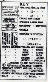 1891 Town Map of Duquesne Allegheny County Pennsylvania