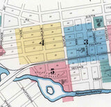 1892 Town Map of Emporium Cameron County Pennsylvania