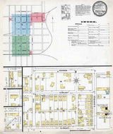 1895 Town Map of Freeland Luzerne County Pennsylvania