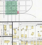 1895 Town Map of Freeland Luzerne County Pennsylvania