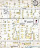 1897 Town Map of Dawson Fayette County Pennsylvania