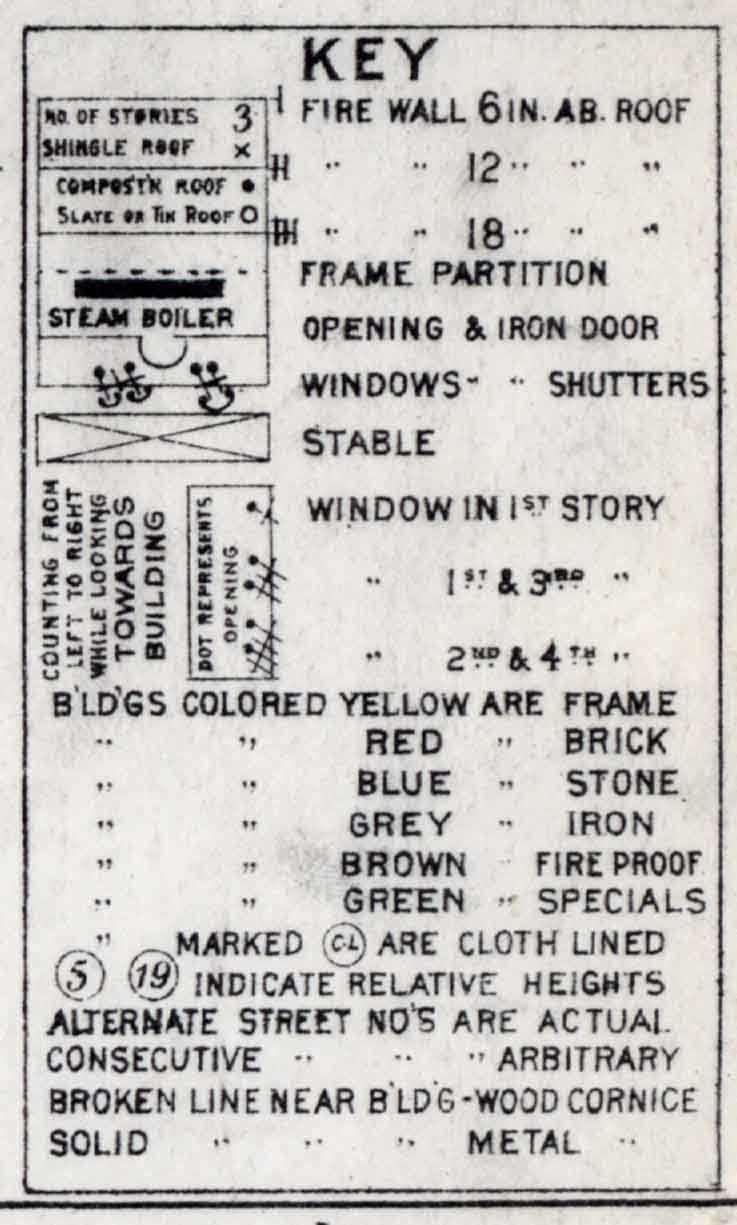 1897 Town Map of Dunbar Fayette County Pennsylvania