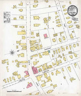 1897 Town Map of Elkland Tioga County Pennsylvania