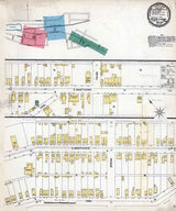1897 Town Map of Glen Lyon Luzerne County Pennsylvania