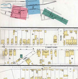 1897 Town Map of Glen Lyon Luzerne County Pennsylvania