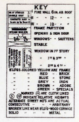 1899 Town Map of Duncannon Perry County Pennsylvania