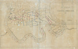 1884 Map of Oil Lands Prentice Angell & Company Venango County Pa Allegheny River