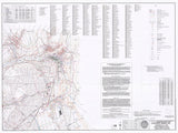 2008 Map of Quecreek Coal Mine Somerset County Pennsylvania Mine Disaster Area