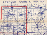 Spencer County Indiana Historic Map