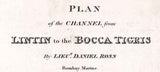 1810 Nautical Map of Lintin to Bocca Tigris China Pearl River