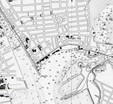 1976 Nautical Map of Providence Harbor Rhode Island