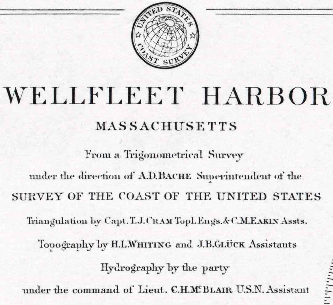 1976 Nautical Map of Wellfleet Harbor Massachusetts