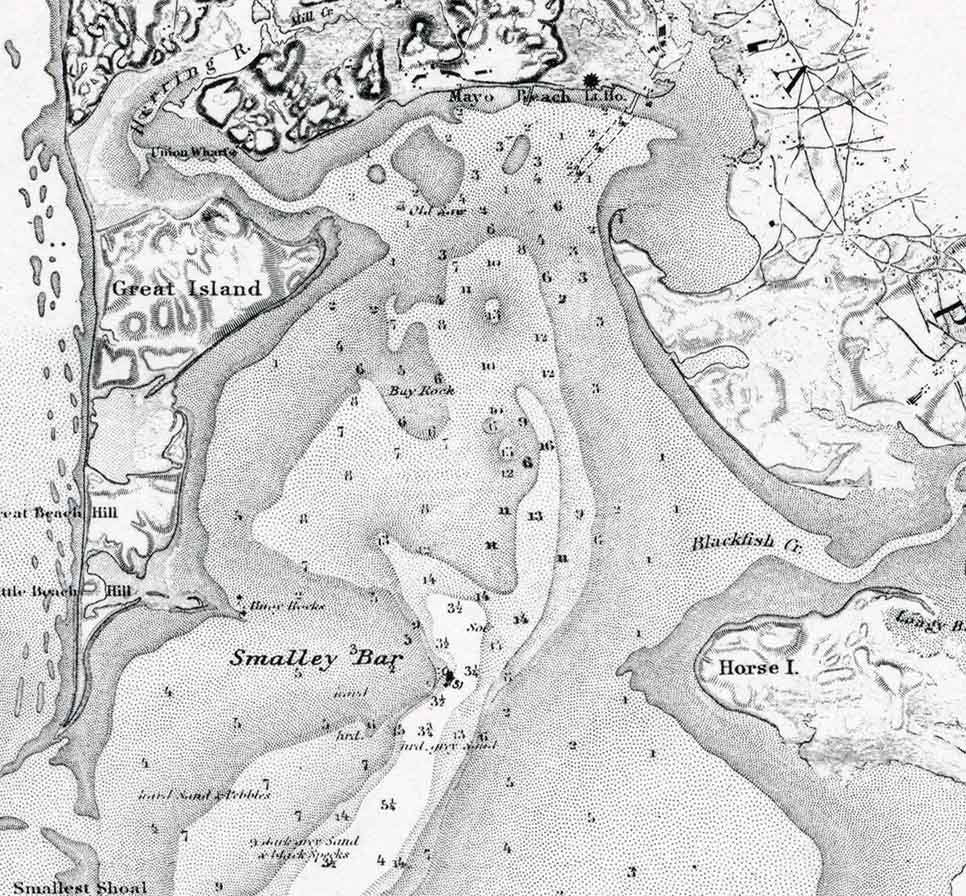 1976 Nautical Map of Wellfleet Harbor Massachusetts