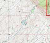 1993 Topo Map of Bear Creek Ranch Wyoming WY Bighorn Forest