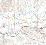 1993 Topo Map of Shell Wyoming WY Bighorn Forest