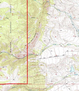 1993 Topo Map of Klondike Ranch Wyoming WY Bighorn Forest