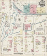 1884 Town Map of Huntingdon County Pennsylvania