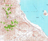 1957 Topo Map of Sutcliffe Nevada NV Lake Pyramid