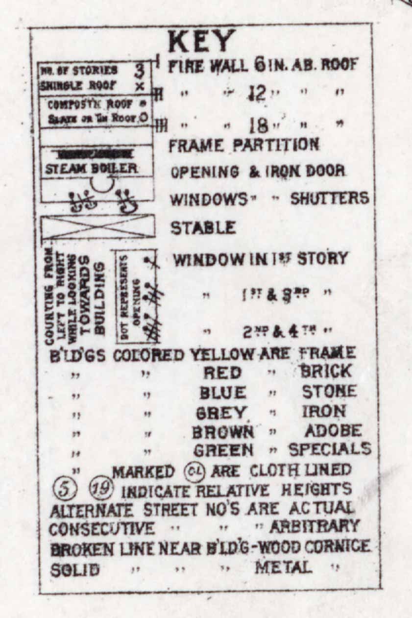 1886 Town Map of Johnstown Cambria County Pennsylvania