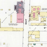 1891 Town Map of Homestead Allegheny County Pennsylvania
